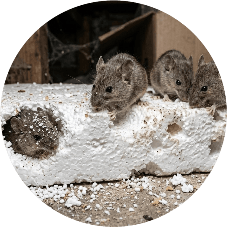 Использование пенопласта