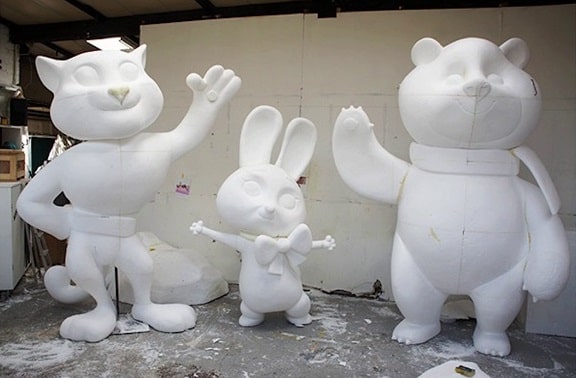 Состовной декор из пенопласта