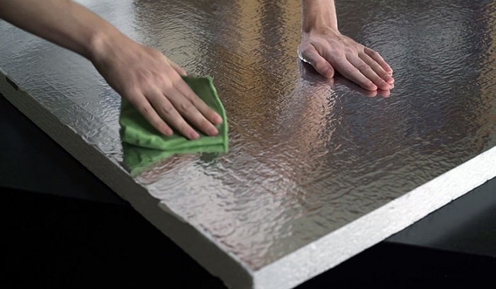 Светоотражатель из пенопласта фольгированный