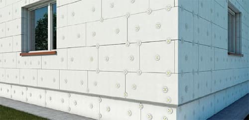 Утепление дома пенопластом.